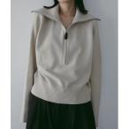 ニット セーター Zip Rib Kni