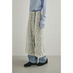 スカーフ バンダナ ニュアンスレースラップスカーフ レディース