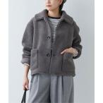 [GALLARDAGALANTE] мутоновое пальто FREE серый женский 