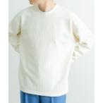 [ITEMS URBANRESEARCH] длинный рукав вязаный LARGE "теплый" белый мужской 