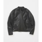 革ジャン ライダース ウォッシュ シープ レザー シングル ライダース メンズ