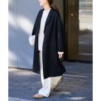 コート チェスターコート 「一部カラーWEB限定 / 追加」綿麻ポプリンコート レディース