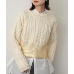 「SENSE OF PLACE by URBAN RESEARCH」 長袖ニット ONE アイボリー レディース