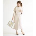 「SHIPS」 セットアップ - ベージュ レディース