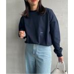 「GYMPHLEX」 長袖カットソー M ネイビー レディース