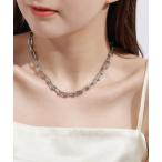 [muku] колье FREE серебряный женский 