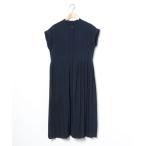 「SHIPS any」 半袖ワンピース ONE SIZE ネイビー レディース