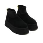 「UGG」 ムートンブーツ 25.0cm ブラック レディース