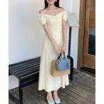 「Lace Ladies」 半袖ワンピース M アイボリー レディース