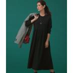 「23区」 ニットワンピース 38 ブラック レディース