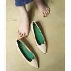 [SESTO] Flat туфли-лодочки 24.0cm слоновая кость женский 