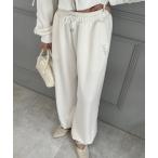 スウェットパンツ ジャージ 「set upで楽しめる」ロゴキラリダンボールスウェットパンツ レディース