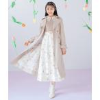 トレンチコート コート 「Tulip Series」オリジナルフレアトレンチコート レディース