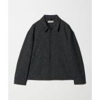 ブルゾン アウター モノトーン ツイード ショート ブルゾン メンズ