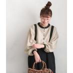 ブラウス シャツ ふた色ブラウス レディース