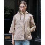 ショッピングモッズ ブルゾン アウター 「撥水素材」Aラインモッズコート レディース