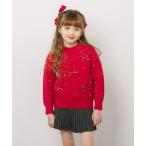 カーディガン ミニリボンシャギーニット キッズ 子供服 女の子