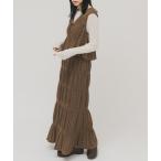 セットアップ マジョリカプリーツベストSETスカート レディース