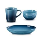 食器 レジェ・オーバル・ディッシュ 23cm ＆ ボール 330ml ＆ ネオ・マグ マリンブルー セット