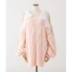 ワンピース ミルキーパレットニットワンピース