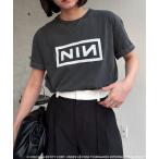 tシャツ 「GOOD ROCK SPEED」Nine Inch NailsボックスロゴT レディース