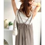  One-piece ... нет. ....., взрослый выпадение чувство. задний лента двойной ремешок плиссировать Cami длинный One-piece 