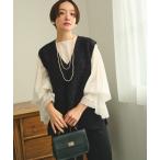 tシャツ フレアレースカフスブラウス レディース