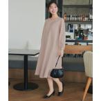 ワンピース レーススリーブワンピース