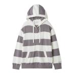 パジャマ 「HOMME」スムーズィー2ボーダーパーカ メンズ