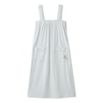 パジャマ ルームウェア 吸水パイルベア刺繍2wayワンピース レディース