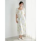 パジャマ ルームウェア チューリップ柄カップインワンピース レディース