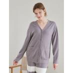 パジャマ ルームウェア スムーズィーカーディガン レディース