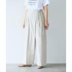 ショッピングHIGH パンツ 高密度Cotton/Linen high waist wrap  パンツ レディース