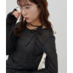 tシャツ 「umm.」チョーカードットロングスリーブ レディース