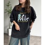 tシャツ パウダー加工ロンT レディース