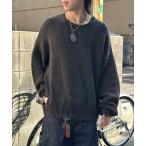 ニット セーター パウダー加工ダメージニットプルオーバー レディース メンズ