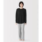 パジャマ ルームウェア 婦人　なめらか　接結　長袖ルームウェアセット レディース