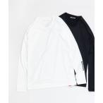 「LADIES」ポイントロゴUV冷感クルーネックインナー レディース