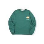 ショッピングhgaw tシャツ エアウォーク 「AIRWALK 」× ホームゲーム 「HOMEGAME」- ロンT「LS TEE GREEN HGAW2403」 メンズ レ