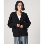 カーディガン 「CITEN」ロゴニットVネックカーディガン レディース