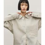 ブラウス シャツ バックベルテッドシャツ レディース