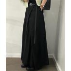 スカート ラップ風マキシスカート