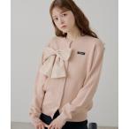 カーディガン 「EC限定カラー」リボンルーズカーディガン レディース