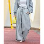  джинсы Denim Denim брюки ... широкий Denim брюки /liyo cell Denim широкий брюки [ выставить соответствует ] женский 