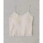 キャミソール カップ付き総レース�