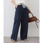 カーゴパンツ バックサテンミリタリーパンツ レディース