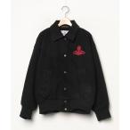 「Vivienne Westwood red label」 刺繍デニムジャケット M ブラック レディース