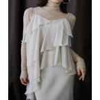 「anuans」 キャミソールブラウス FREE ベージュ レディース