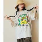 「niko and...」 半袖Tシャツ MEDIUM ライトグレー レディース