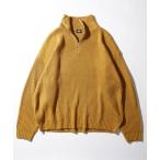 [FREAK'S STORE] длинный рукав вязаный LARGE желтый мужской 